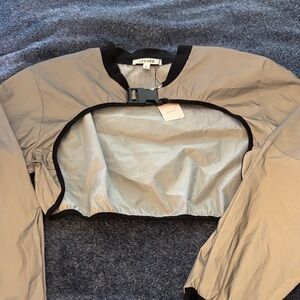 Lychee The Label Open Front Windbreaker Jacket